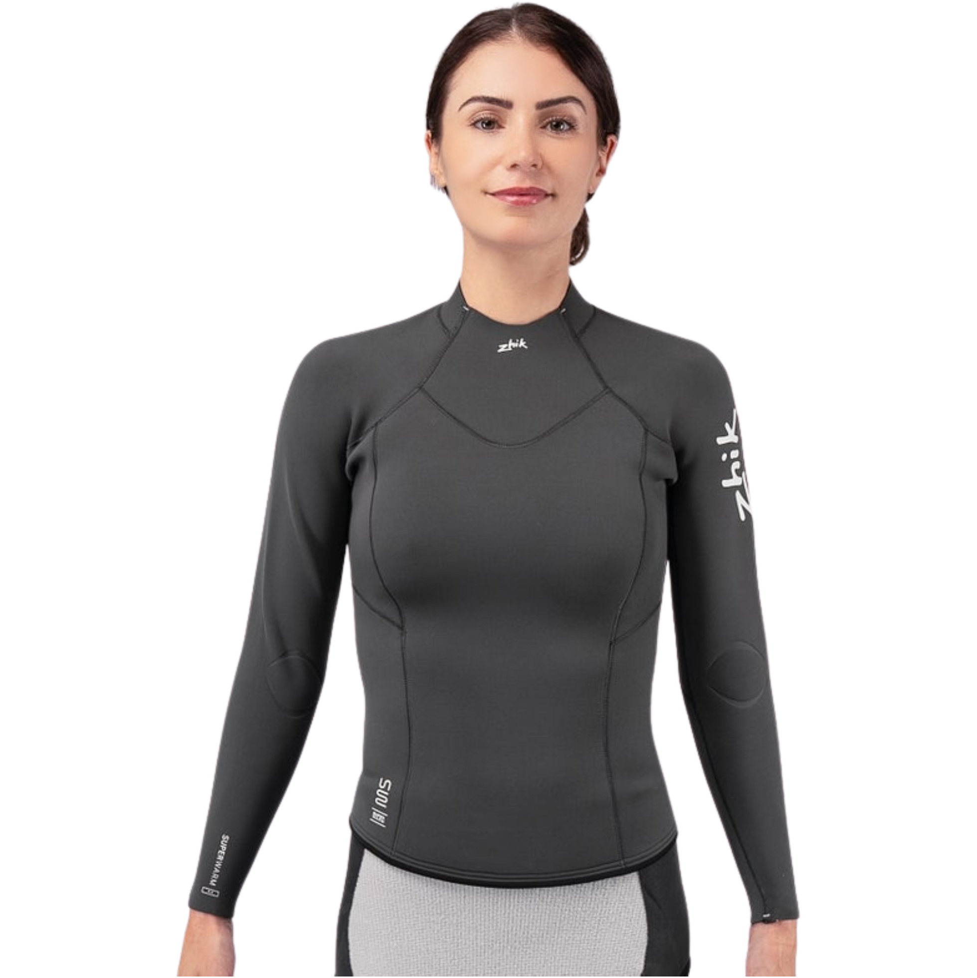 2026 Zhik Womens Superwarm Performance Wetsuit Top DTP-1130 - Dark